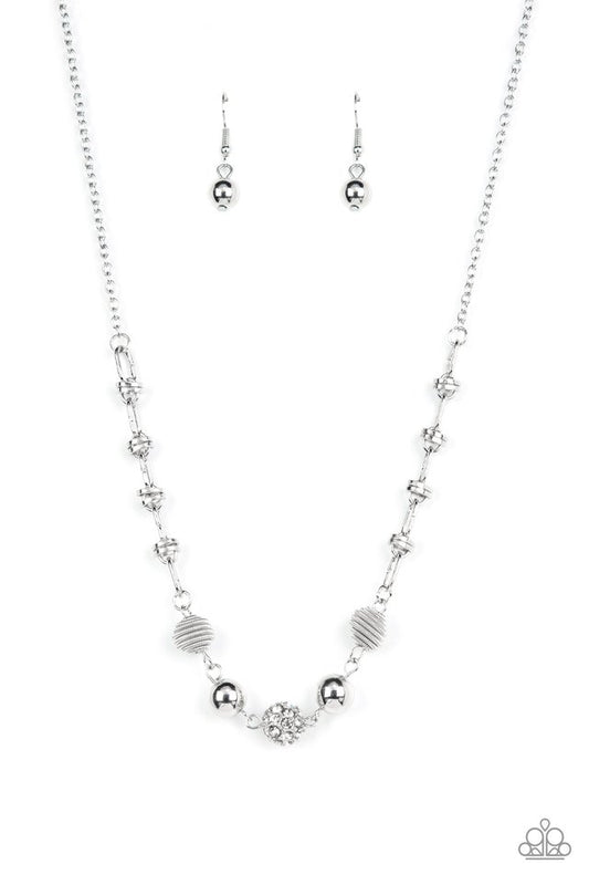 Taunting Twinkle - White - Paparazzi Necklace Image