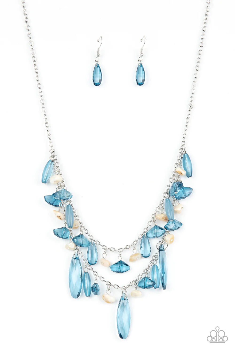 Paparazzi Necklace ~ Candlelit Cabana - Blue