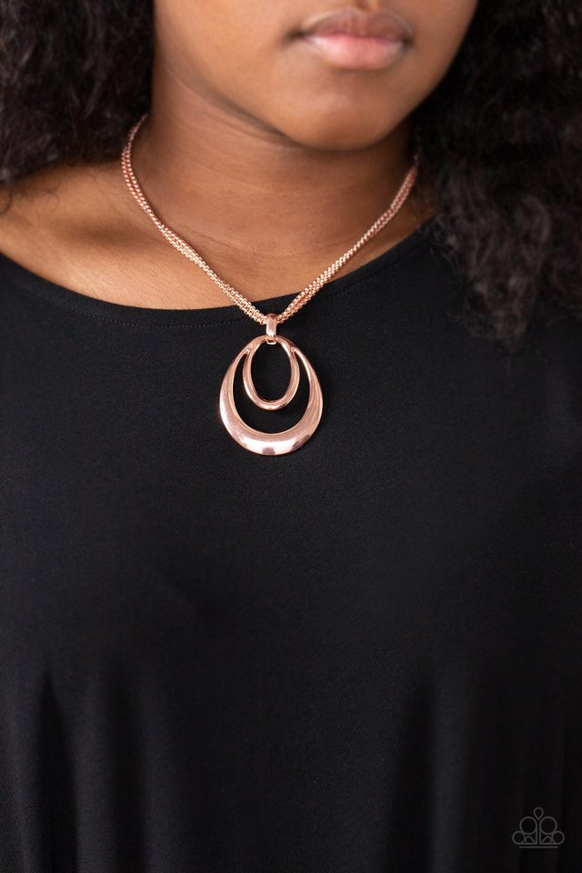 ​Suburban Storm - Copper - Paparazzi Necklace Image