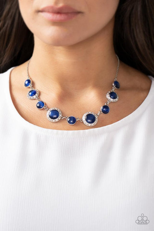 Too Good to BEAM True - Blue - Paparazzi Necklace Image