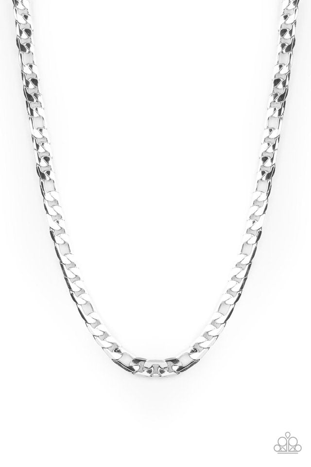 Metro Beau - Silver - Paparazzi Necklace Image