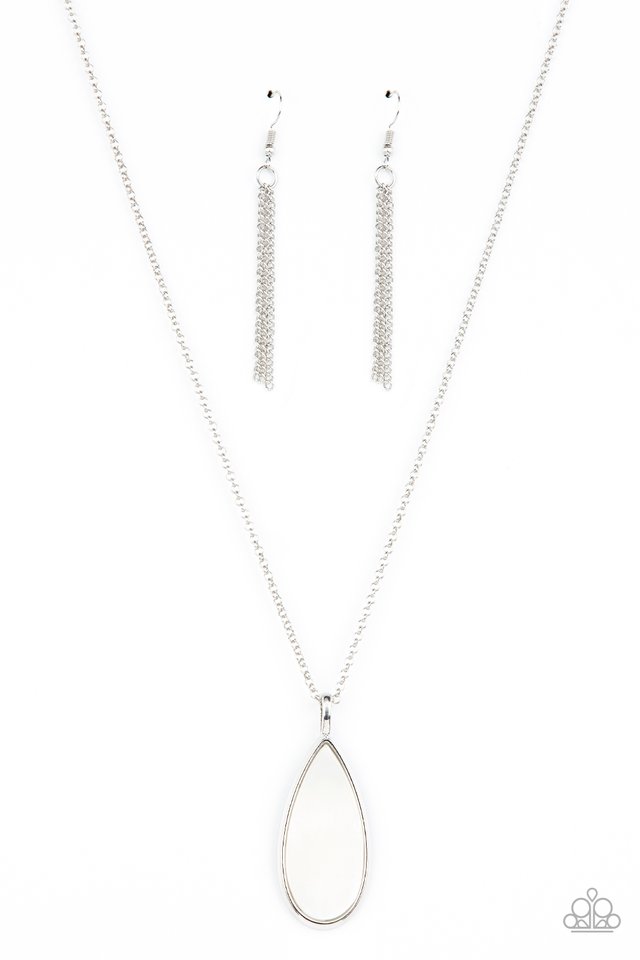 Yacht Ready - White - Paparazzi Necklace Image