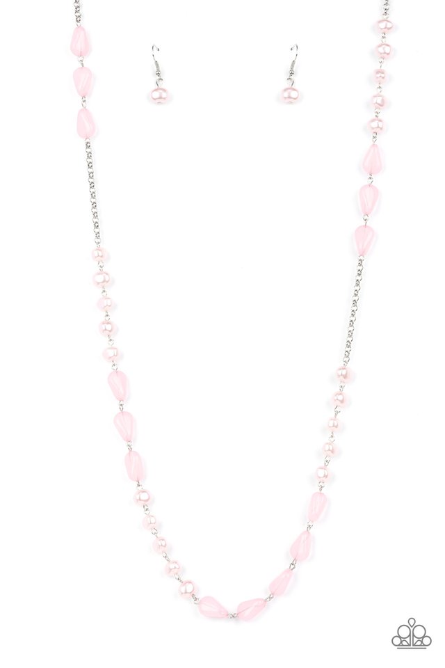 Shoreline Shimmer - Pink - Paparazzi Necklace Image