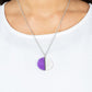 ​Elegantly Eclipsed - Purple - Paparazzi Necklace Image