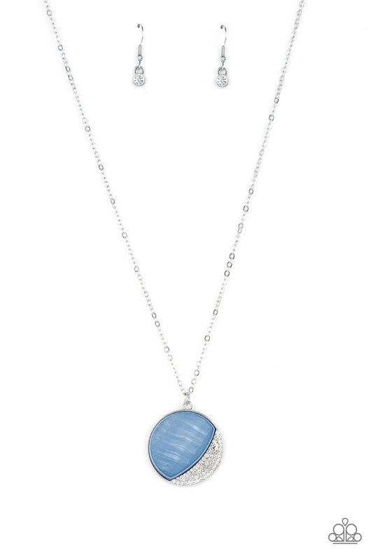 Oceanic Eclipse - Blue - Paparazzi Necklace Image