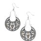 Vineyard Villa - Brown - Paparazzi Earring Image