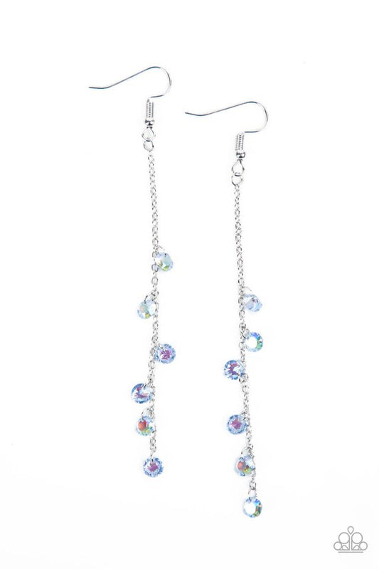 ​Extended Eloquence - Blue - Paparazzi Earring Image