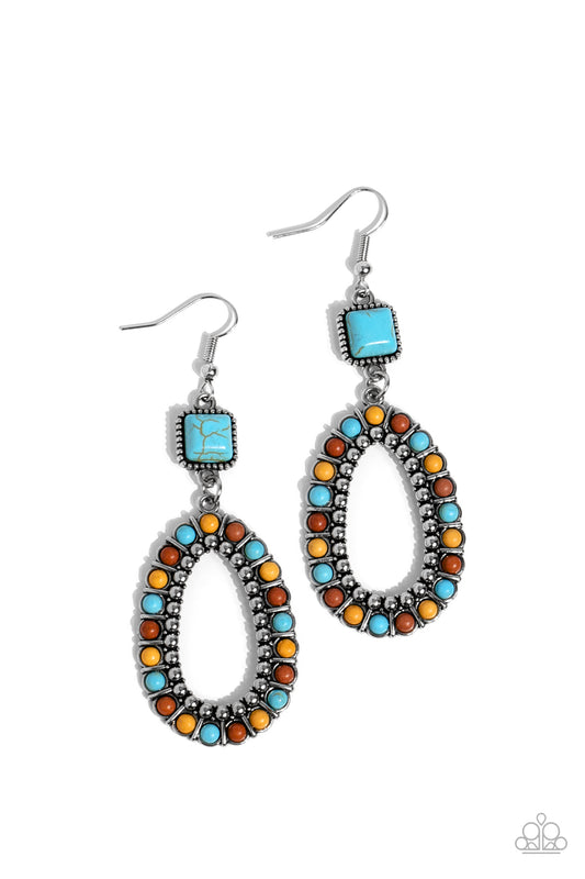 Paparazzi Earring ~ Napa Valley Luxe - Multi