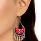​I Just Need CHIME - Red - Paparazzi Earring Image