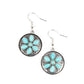 Saguaro Spring - Blue - Paparazzi Earring Image