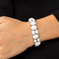 Tic Tac Dance - White - Paparazzi Bracelet Image