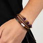 Public In-QUARRY - Purple - Paparazzi Bracelet Image