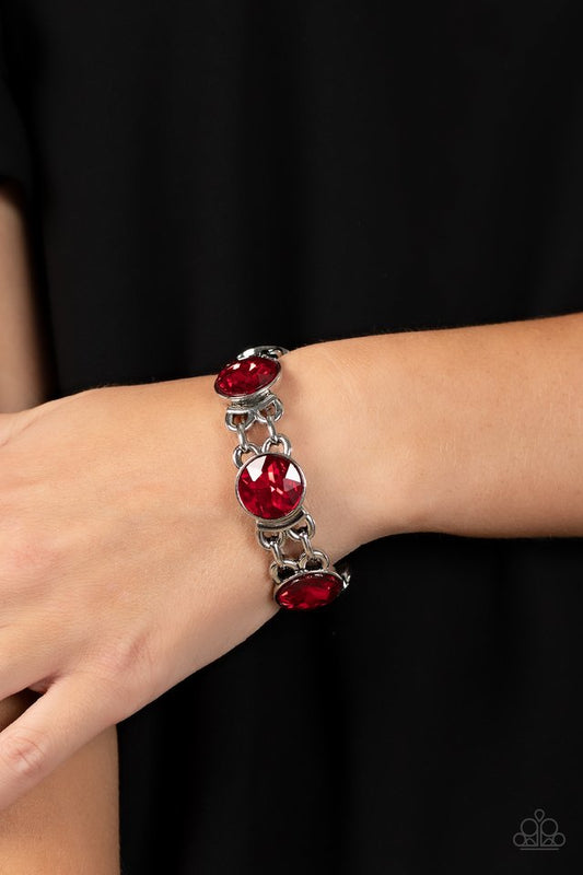 ​Devoted to Drama - Red - Paparazzi Bracelet Image