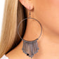 ​The Little Dipper - Black - Paparazzi Earring Image