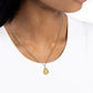 ​Top-Notch Trinket - Yellow - Paparazzi Necklace Image