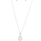 A Guiding SOCIALITE - White - Paparazzi Necklace Image