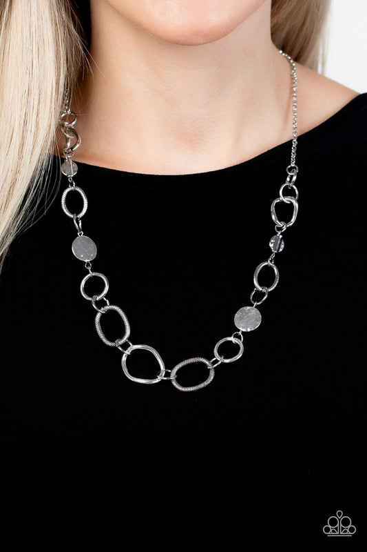 ​Industrial Intentions - Silver - Paparazzi Necklace Image