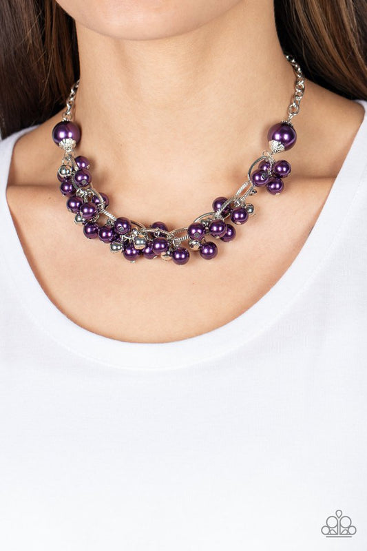 Party Crasher - Purple - Paparazzi Necklace Image
