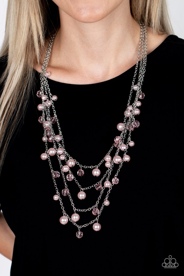 Vintage Virtuoso - Pink - Paparazzi Necklace Image