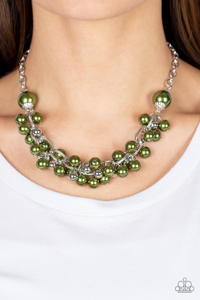 Party Crasher - Green - Paparazzi Necklace Image