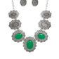 Forever and EVERGLADE - Green - Paparazzi Necklace Image