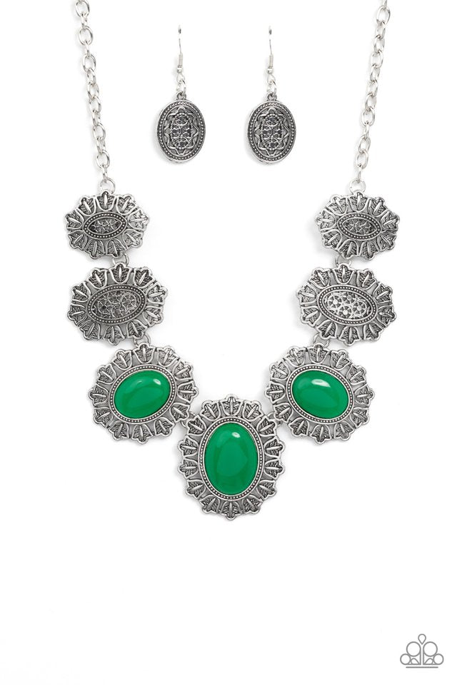 Forever and EVERGLADE - Green - Paparazzi Necklace Image