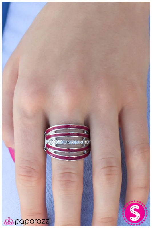 Anillo Paparazzi ~ Spritzer - Rosa