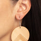 On the Edge of Edgy - Brown - Paparazzi Earring Image