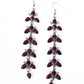 ​Fanciful Foliage - Purple - Paparazzi Earring Image