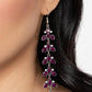 ​Fanciful Foliage - Purple - Paparazzi Earring Image