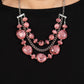 Oceanside Service - Pink - Paparazzi Necklace Image