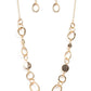 ​Industrial Intentions - Gold - Paparazzi Necklace Image