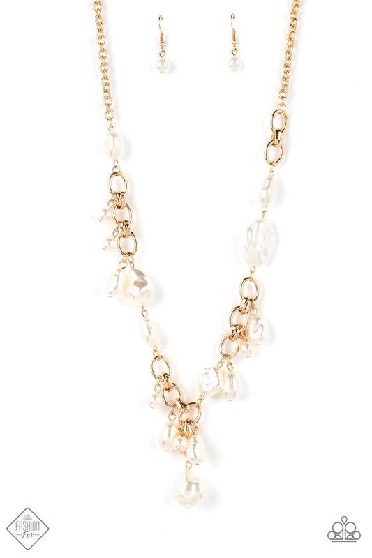 Nautical Nouveau - Gold - Paparazzi Necklace Image