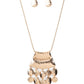 Totem Trek - Gold - Paparazzi Necklace Image