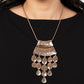 Totem Trek - Gold - Paparazzi Necklace Image