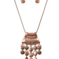 ​Totem Trek - Copper - Paparazzi Necklace Image