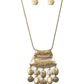 ​Totem Trek - Brass - Paparazzi Necklace Image