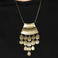 ​Totem Trek - Brass - Paparazzi Necklace Image