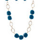 Posh Promenade - Blue - Blue - Paparazzi Necklace Image