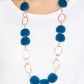 Posh Promenade - Blue - Blue - Paparazzi Necklace Image