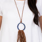 Namaste Mama - Blue - Paparazzi Necklace Image