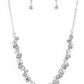 Soft-Hearted Shimmer - Blue - Paparazzi Necklace Image