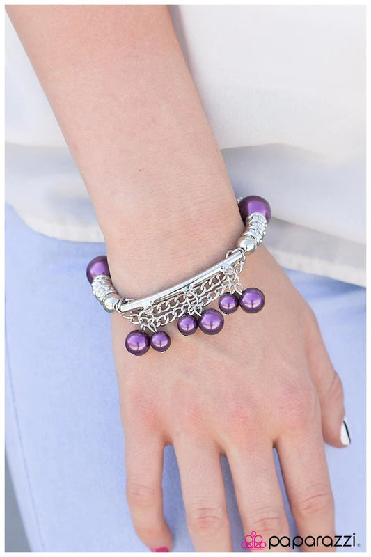 Paparazzi Bracelet ~ To Be Desired - Purple