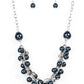 ​Party Crasher - Blue - Paparazzi Necklace Image