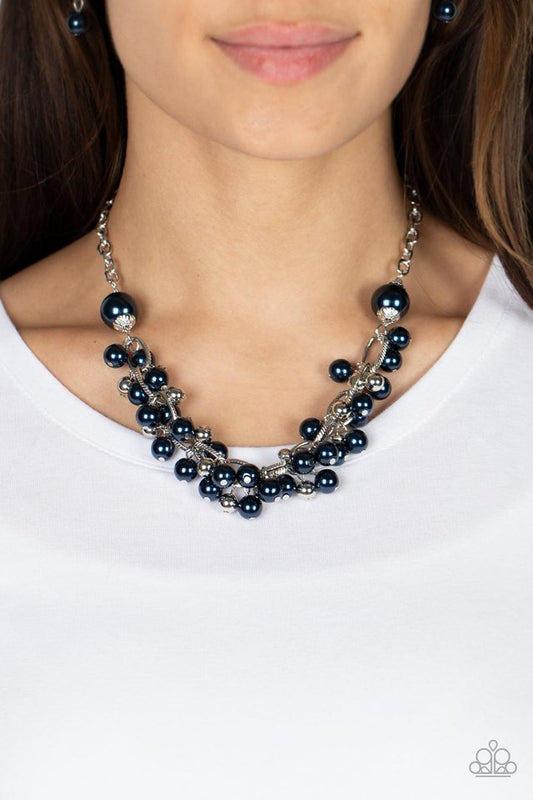 ​Party Crasher - Blue - Paparazzi Necklace Image