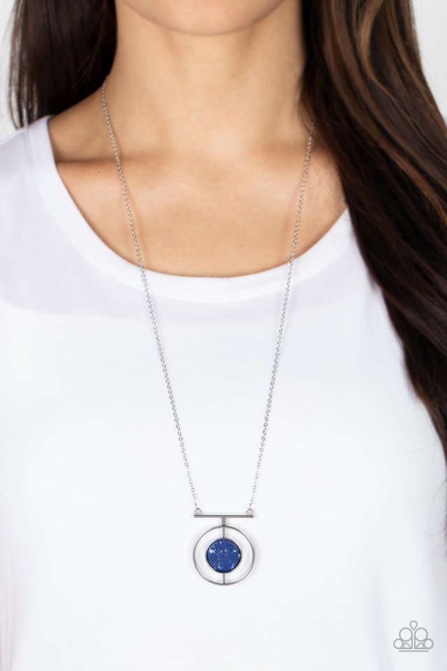 ​Boulevard Bazaar - Blue - Paparazzi Necklace Image