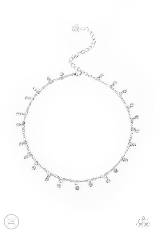 ​Bringing SPARKLE Back - White - Paparazzi Necklace Image