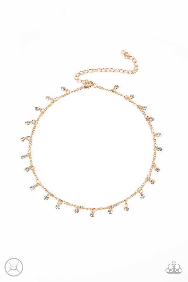 Bringing SPARKLE Back - Gold - Paparazzi Necklace Image