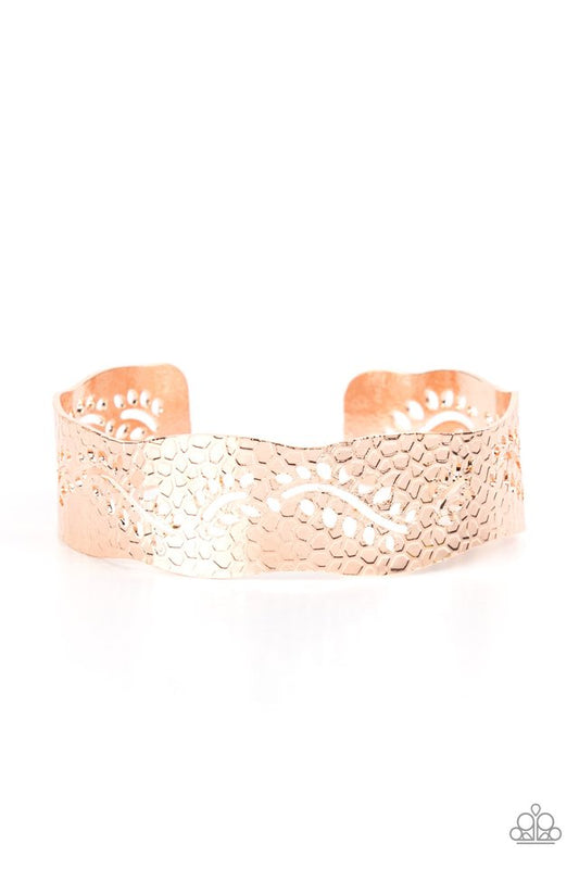 ​Savanna Oasis - Rose Gold - Paparazzi Bracelet Image