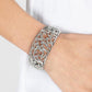 ​Courtyard Couture - Silver - Paparazzi Bracelet Image